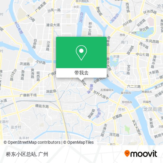 桥东小区总站地图