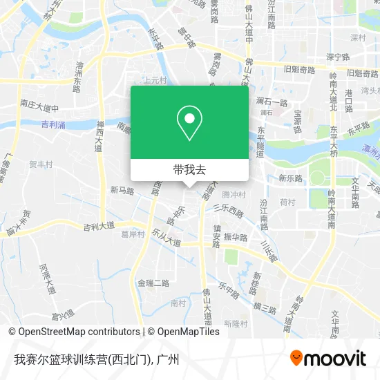 我赛尔篮球训练营(西北门)地图