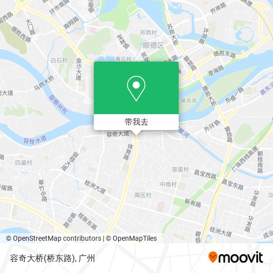 容奇大桥(桥东路)地图