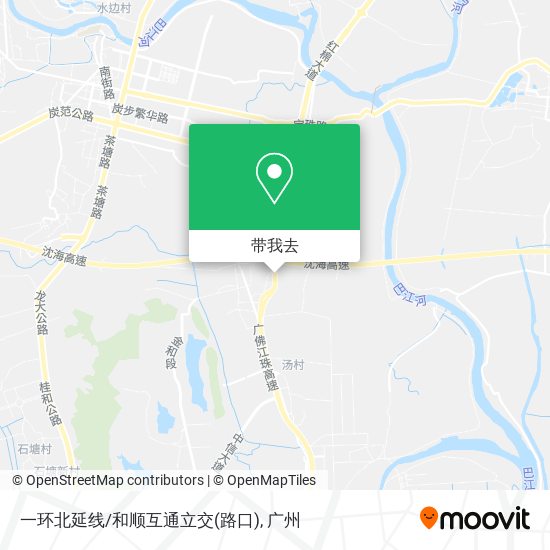 一环北延线/和顺互通立交(路口)地图