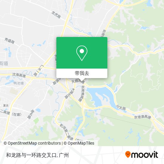 和龙路与一环路交叉口地图