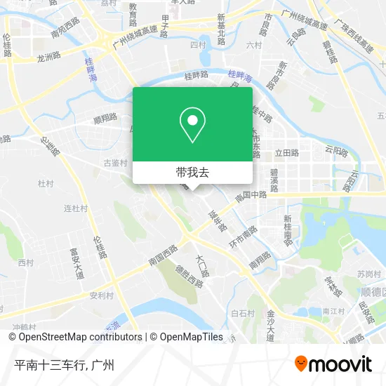平南十三车行地图