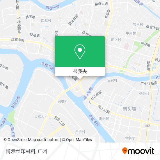 博示丝印材料地图
