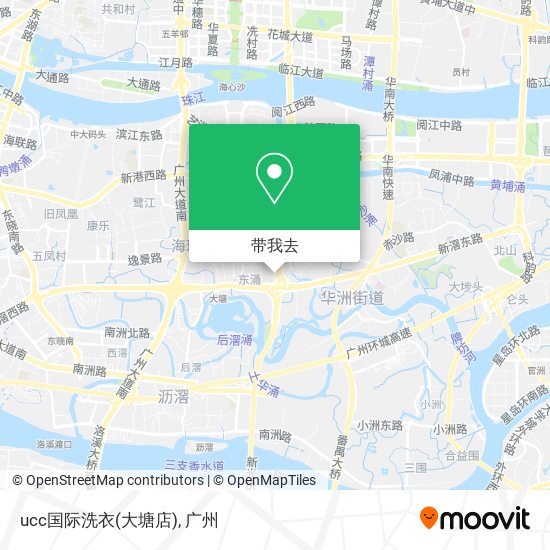ucc国际洗衣(大塘店)地图