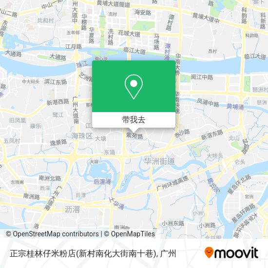 正宗桂林仔米粉店(新村南化大街南十巷)地图