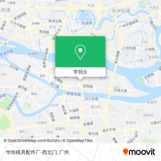 华炜模具配件厂-西北门地图