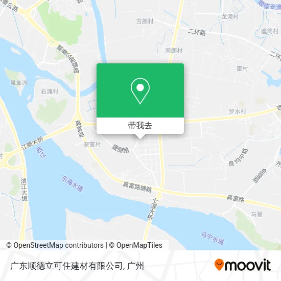 广东顺德立可住建材有限公司地图