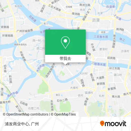 浦发商业中心地图