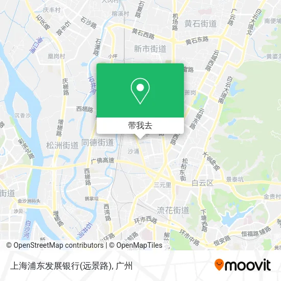 上海浦东发展银行(远景路)地图