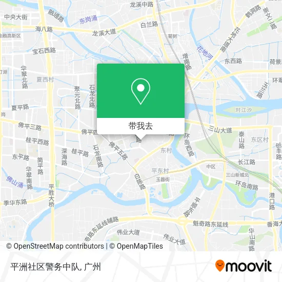 平洲社区警务中队地图