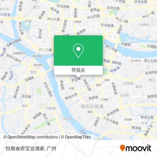 恒顺食府宝业酒家地图