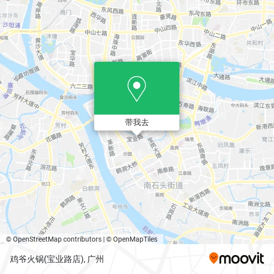 鸡爷火锅(宝业路店)地图