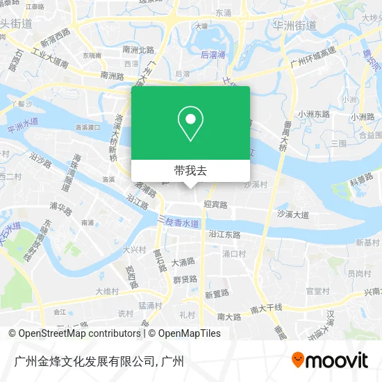 广州金烽文化发展有限公司地图