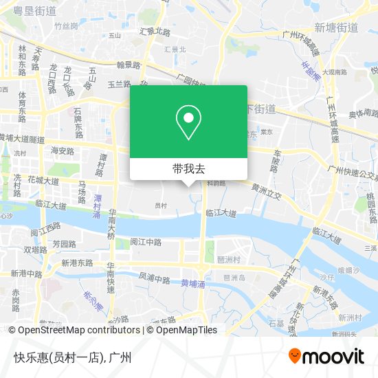 快乐惠(员村一店)地图