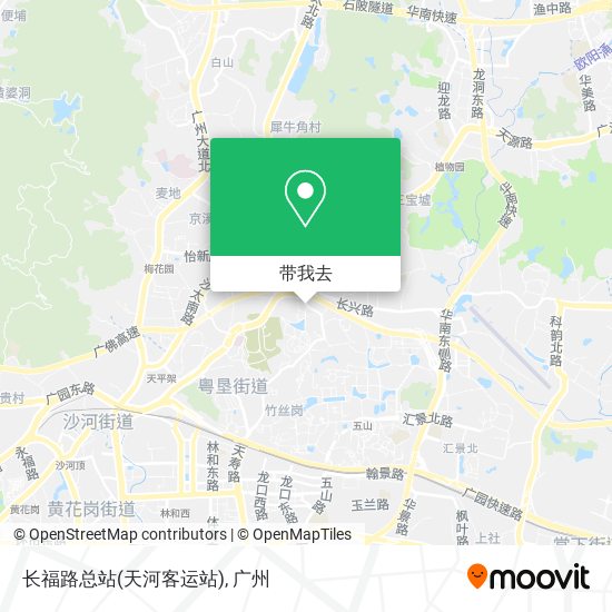 长福路总站(天河客运站)地图