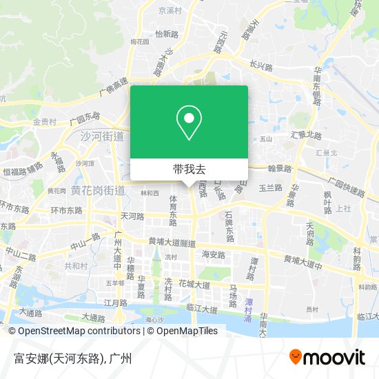 富安娜(天河东路)地图