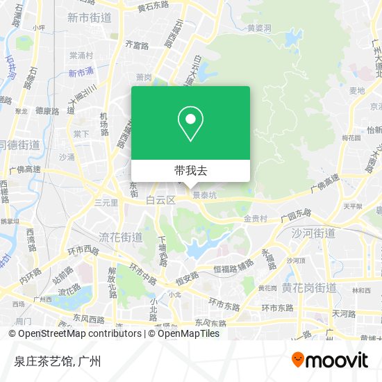 泉庄茶艺馆地图