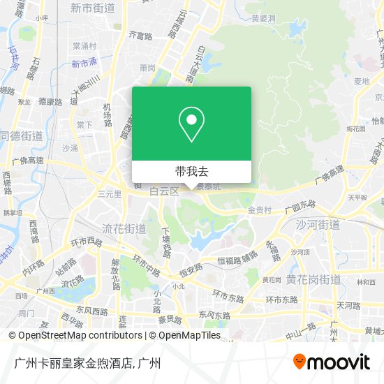 广州卡丽皇家金煦酒店地图