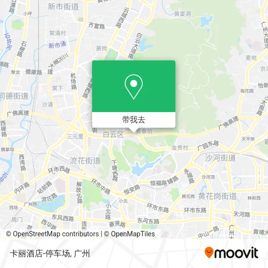 卡丽酒店-停车场地图