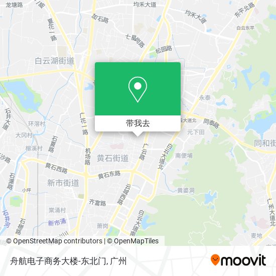 舟航电子商务大楼-东北门地图