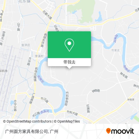 广州圆方家具有限公司地图
