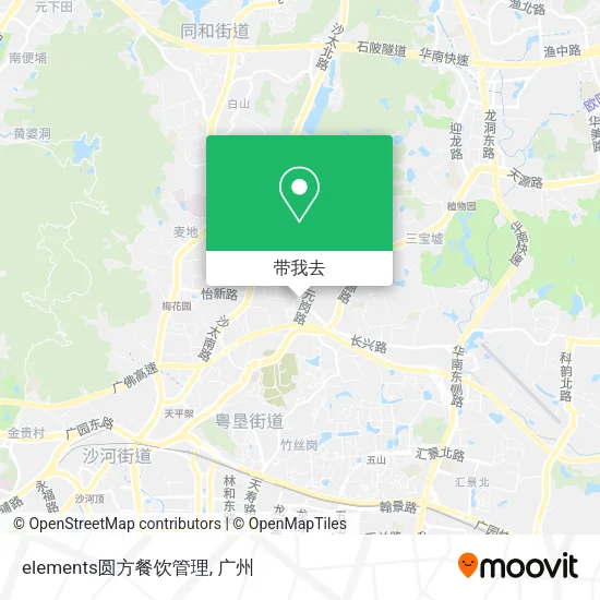 elements圆方餐饮管理地图