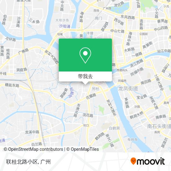 联桂北路小区地图