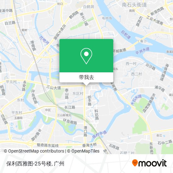 保利西雅图-25号楼地图