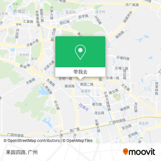 果园四路地图