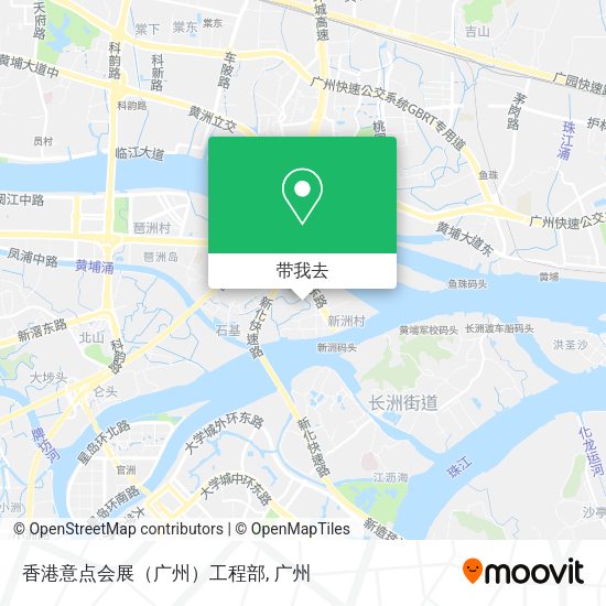 香港意点会展（广州）工程部地图
