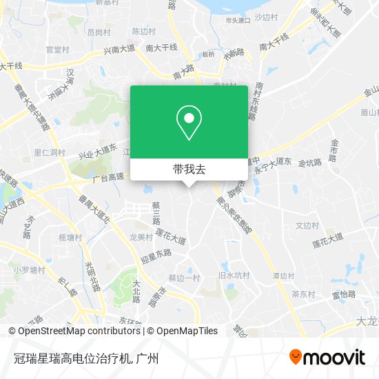 冠瑞星瑞高电位治疗机地图