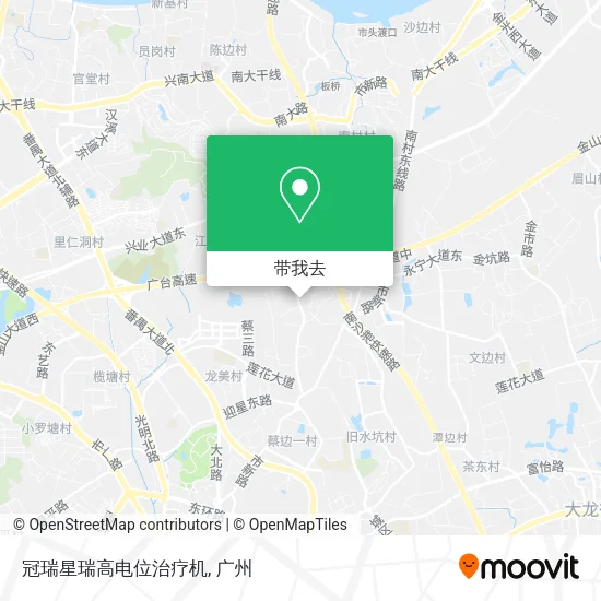 冠瑞星瑞高电位治疗机地图