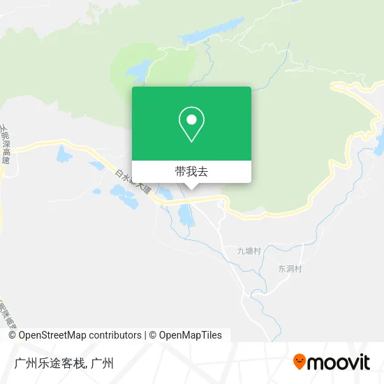广州乐途客栈地图