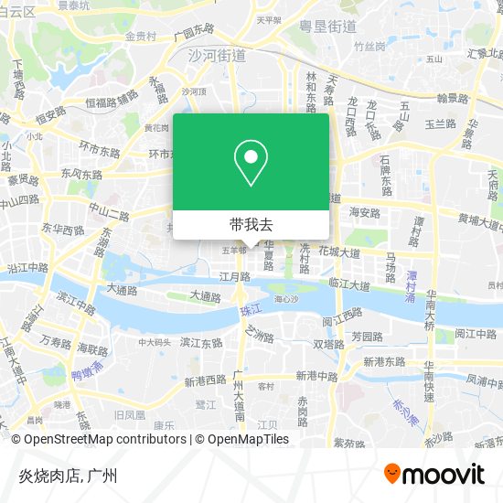 炎烧肉店地图