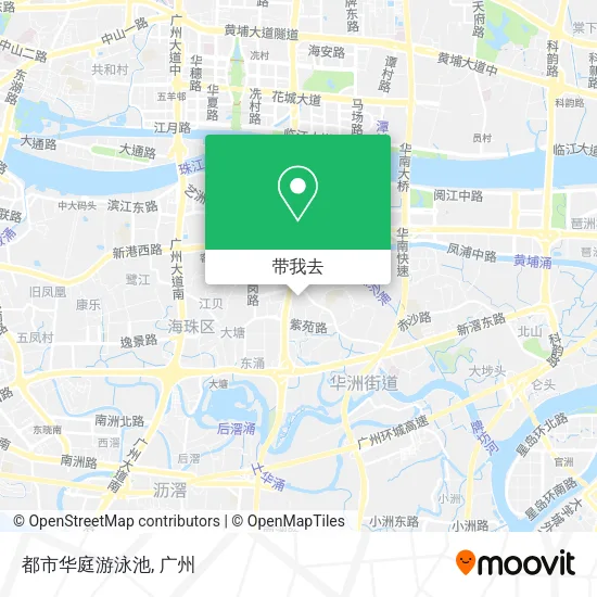 都市华庭游泳池地图