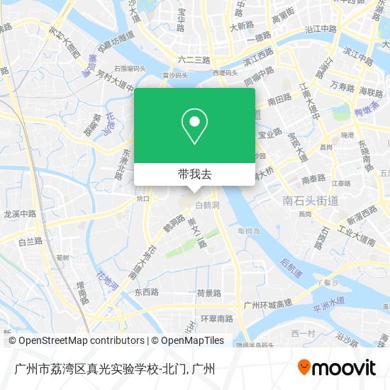 广州市荔湾区真光实验学校-北门地图