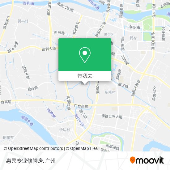 惠民专业修脚房地图