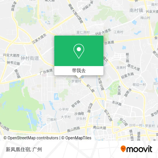 新凤凰住宿地图