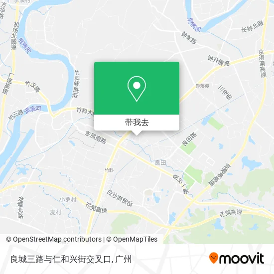 良城三路与仁和兴街交叉口地图