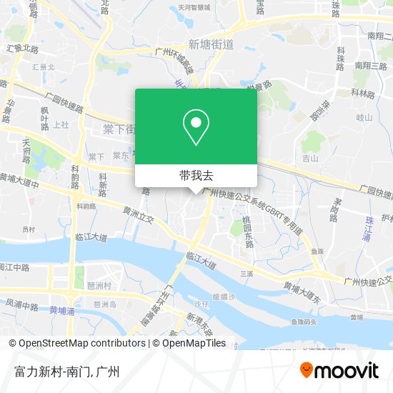 富力新村-南门地图