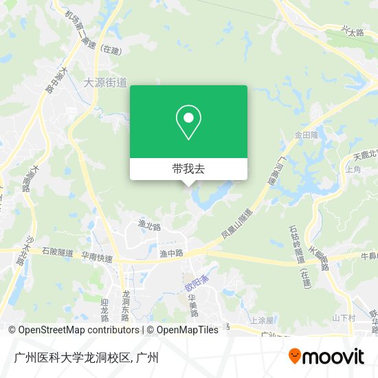 广州医科大学龙洞校区地图