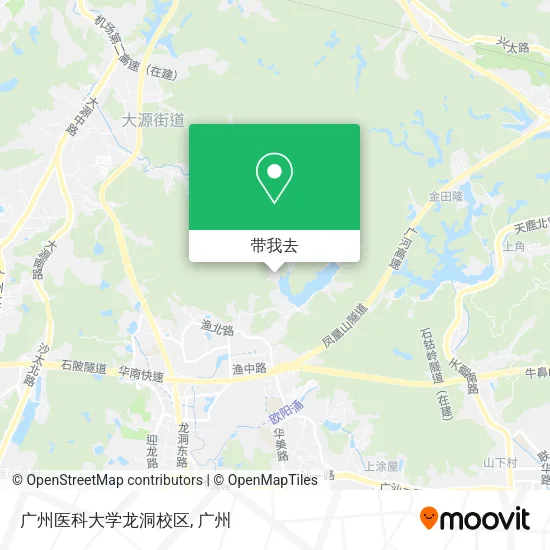 广州医科大学龙洞校区地图