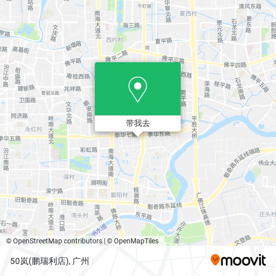 50岚(鹏瑞利店)地图
