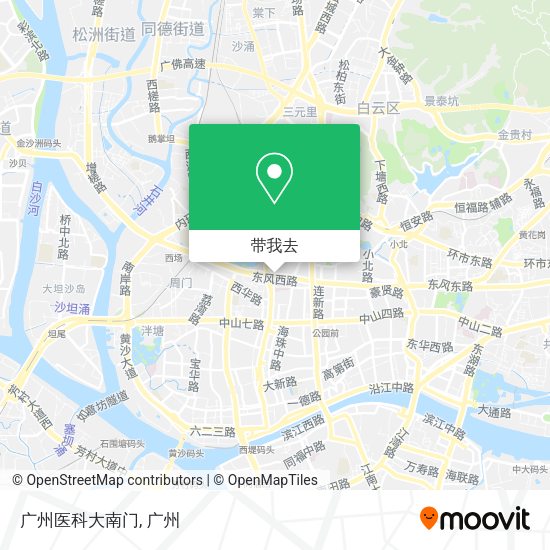 广州医科大南门地图