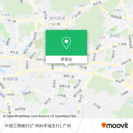中国工商银行(广州科学城支行)地图