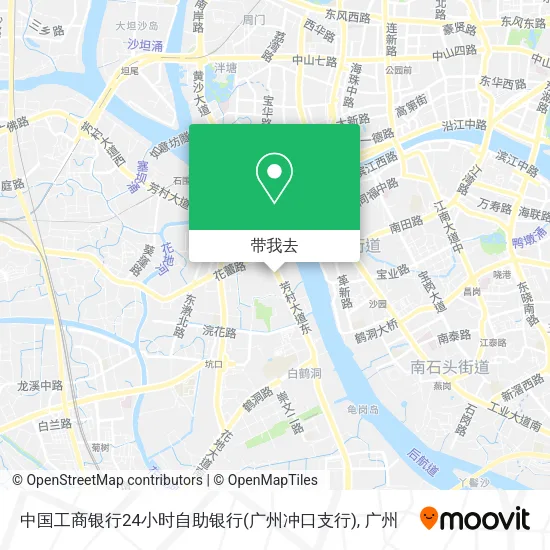中国工商银行24小时自助银行(广州冲口支行)地图