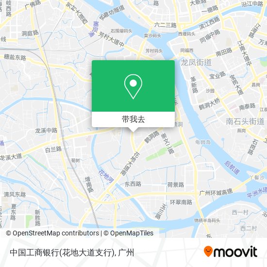 中国工商银行(花地大道支行)地图