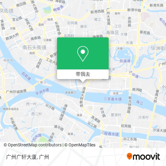 广州广轩大厦地图