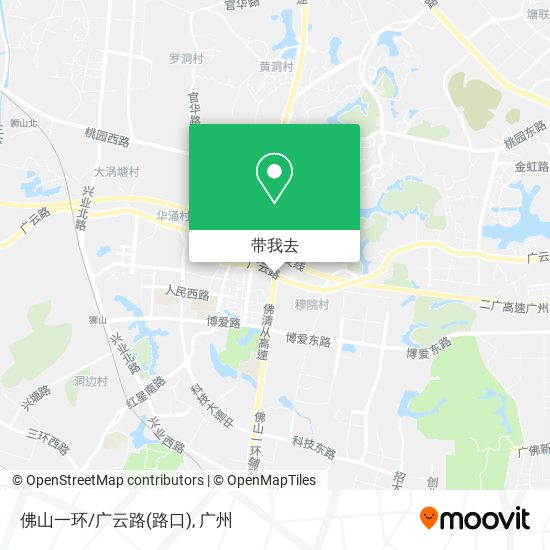 佛山一环/广云路(路口)地图