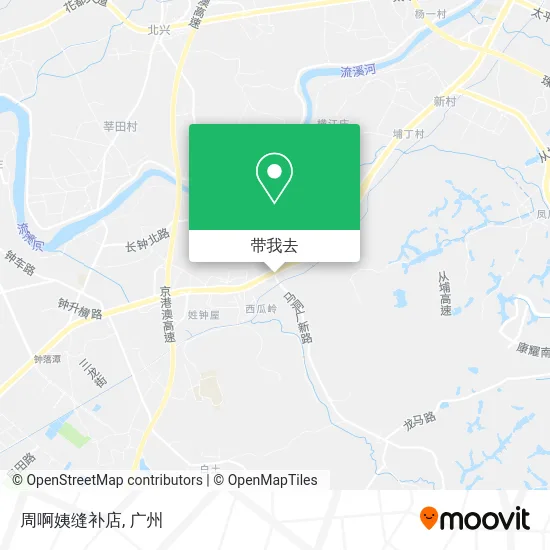 周啊姨缝补店地图
